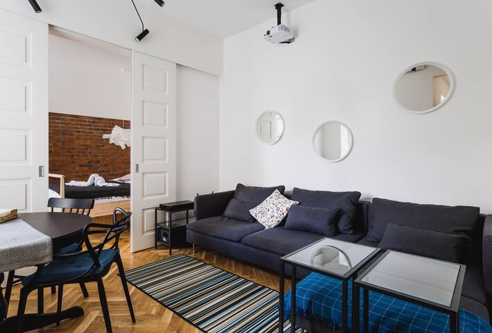 WARSAW CENTER Stylish Apartment with Projection Screen / Wilcza / Krucza 3 Apartments for rent