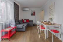 WROCLAW CENTRAL 2 Bedroom Apt with AC & Balcony / Oławska 14 Apartments for rent