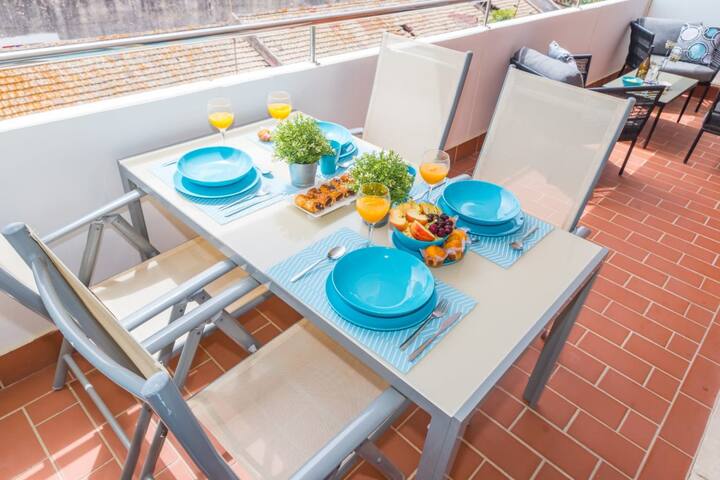 Apartamento del mar - Estupendo piso con terraza en segunda línea 2 Sereno